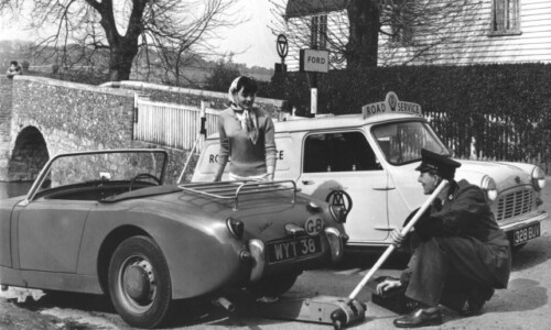 In 1961 Mini vans began to replace motorcycle patrols