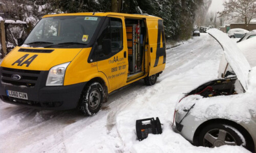 20/12/2010 was the AA's busiest day ever due to snow and ice